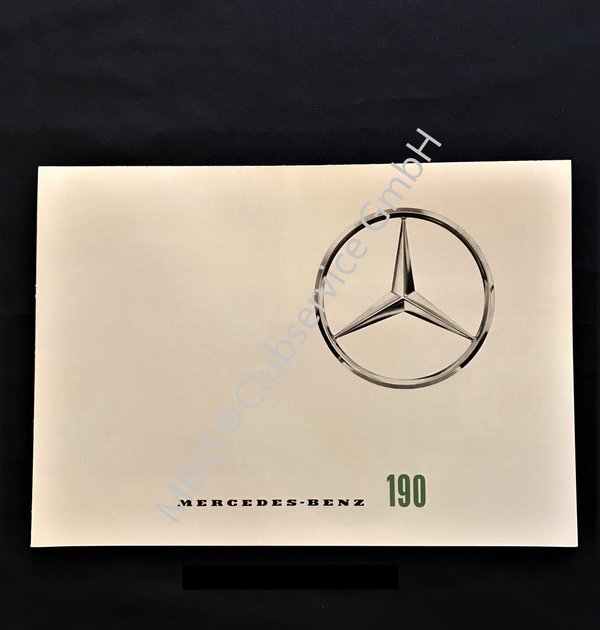 MBIG® Mercedes Daimler Benz Prospekt Heckflosse W110 190 Reprint