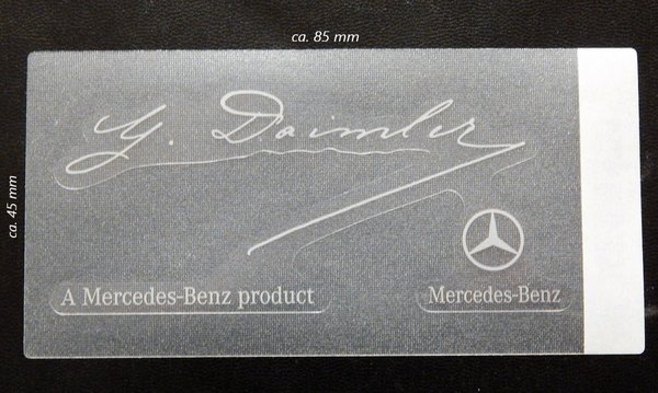 Mercedes Sticker Aufkleber Mercedes Benz G Daimler geplottet